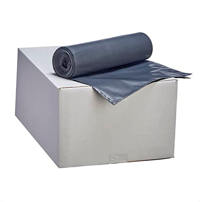 Consolidated Plastics Premium Commercial Trash Can Liners, Leak-Free Bulk Garbage Bags for Offices Made in USA (Gray 56 Gal. 43x48 1.9 Mil X-Heavy – 100 Case) - color: Gray 56 Gal. 43x48 1.9 Mil X-Heavy (100 Case)