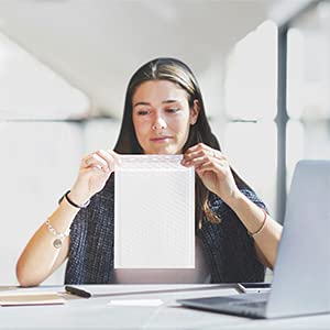 iMBAPrice #5 10.5 x 15.25" Poly Bubble MAILERS Padded ENVELOPES, (100 ct) - color: White, size: 10.5"x 15.5" (100 Bubble Bags)
