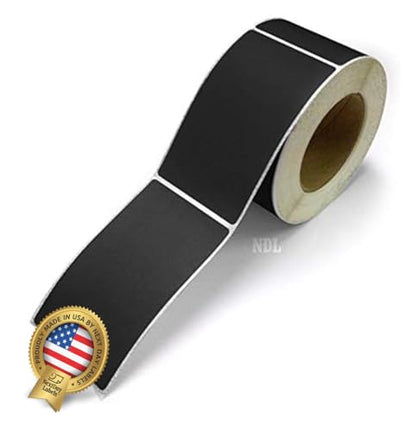 NextDayLabels 500 Rectangle Stickers, Color Coding Labels Roll, (3" x 5") - color: Black