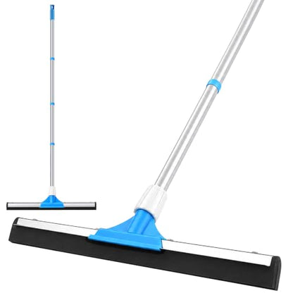YONILL Floor Squeegee for Concrete and Tile Floor with 50" Long Handle