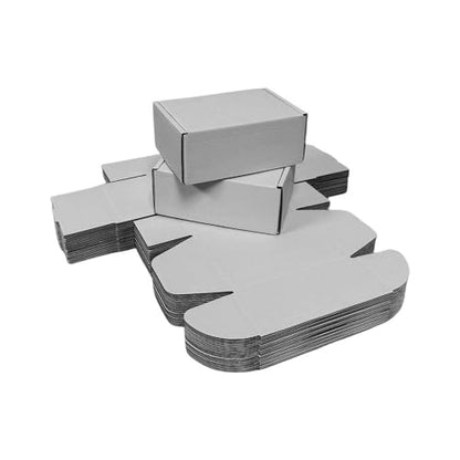50 Pack 6x4x1.6 in Gray Shipping Boxes - color: Gray, size: 6x4x1.6 in