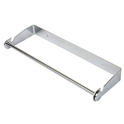 PHUNAYA Under Cabinet Paper Towel Holder Wall Mount for Home Kitchen,Stainless Steel for Large Rolls-Chrome - color: Chrome