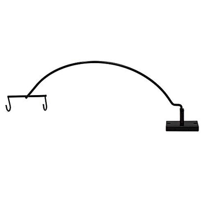 Arched Magnetic Store Aisle Sign Holder, Department Walkway Section Marker & Labeler for Gondola Shelving, 20 Pack (20 Magnetic Bases & 40 Sign Holding Arms) - size: 20 Pack, style: Double Sided, 2 Arms