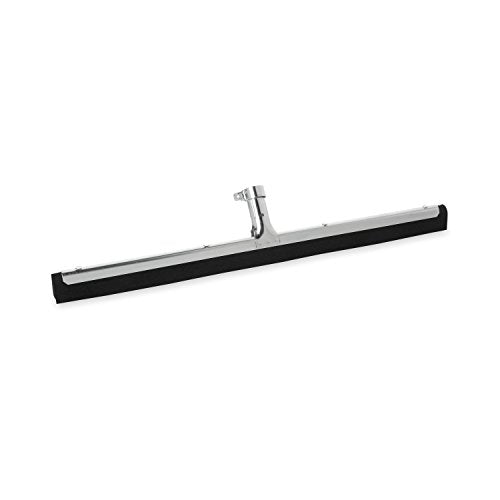 Rubbermaid Commercial Products Standard Floor Squeegee, 22-inch Dual Moss, Silver/Metal, Heavy Duty Rubber Floor Scrubber for Bathroom/Garage/Tile in Office Environment - size: 22in, style: Standard