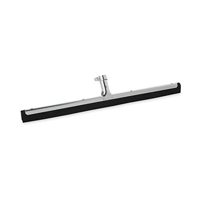 Rubbermaid Commercial Products Standard Floor Squeegee, 22-inch Dual Moss, Silver/Metal, Heavy Duty Rubber Floor Scrubber for Bathroom/Garage/Tile in Office Environment - size: 22in, style: Standard