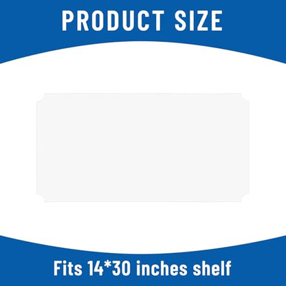 Frienda Wire Shelf Liners,14 x 30 Inch,Clear,Set of 10 - color: Clear, size: 14 x 30 Inch