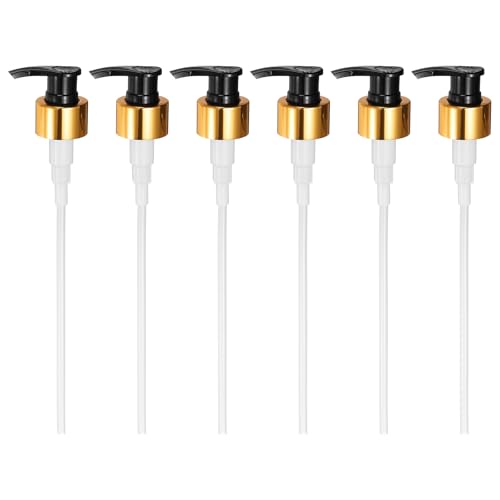 uxcell Soap Dispenser Pump Heads Silver/White 6 Pcs Pcs - color: Silver/White, size: 28/410