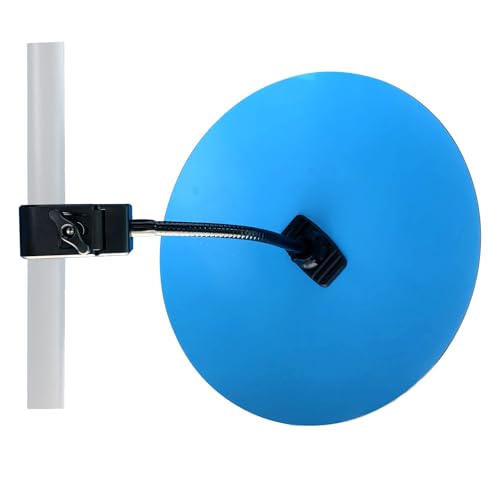 12" HD Frameless Acrylic Convex Mirror, Wide Angle Garage Blind Spot Mirror - size: 12 inch wide-angle lens+clip