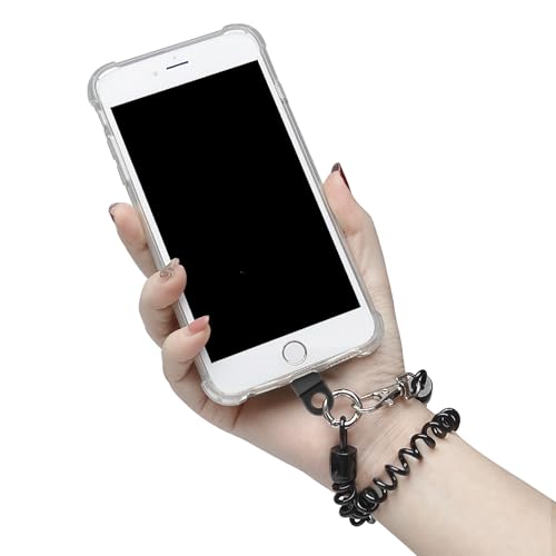 Doormoon Phone Tether Anti Theft, Phone Lanyard With Heavy Duty Carabiner - color: Tpublack