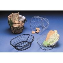 American Metalcraft WIR3 Baskets, 9.5" Length x 6.625" Width, Silver