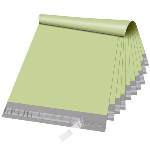 Metronic Poly Mailers 10x13 100 Pack Bulk Shipping Bags for Clothes/Books - color: Avocado Green, size: 10X13 100PC
