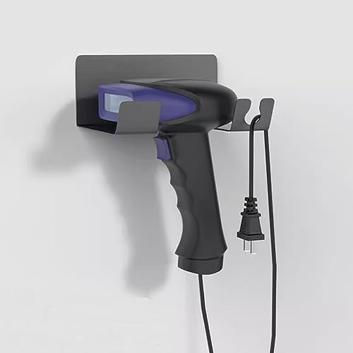 Wall Mount Barcode Scanner Holder, Universal Barcode Scanning Holder, Barcode Reader Rack Bracket Accessiors Fit for Most Scanner Barcode Scanners Label Readers