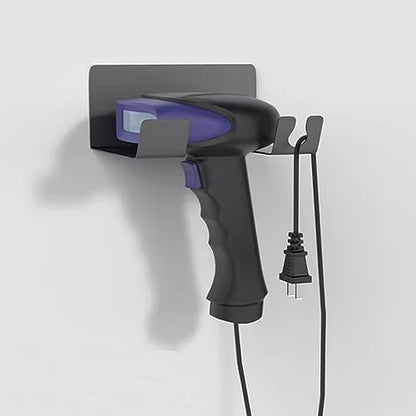 Wall Mount Barcode Scanner Holder, Universal Barcode Scanning Holder, Barcode Reader Rack Bracket Accessiors Fit for Most Scanner Barcode Scanners Label Readers