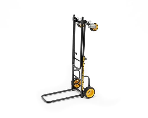 Rock-N-Roller R2G (Micro Ground Glider) 8-in-1 Folding Multi-Cart/Hand Truck/Dolly/Platform Cart/26" to 39" Telescoping Frame/350 lbs. Load Capacity, Black - style: Ground Glider