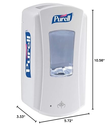 Purell LTX-12 Touch-Free Hand Sanitizer Dispenser, White, 1200 mL - 1920-00 - color: White