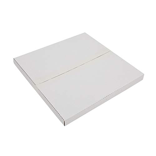 25 Packs White Vinyl Record LP Shipping Mailer Boxes, 12.5" x 12.5" x 1" Record Mailers, Album Paper Box, Easy Fold LP Cardboard Mailing Boxes Multi Depth Album Mailers for Packaging Moving Storage - size: 25pcs