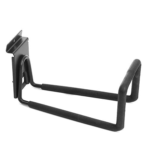 Slatwall Hose Hooks, Heavy Duty Slat Wall Accessory, 2 Pack Black