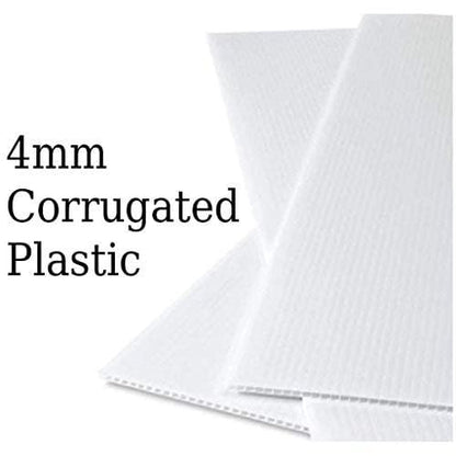 Liquidation Sale | Full Color Sidewalk Display Sign Board with Metal Ground Stakes | 24"w x 18"h