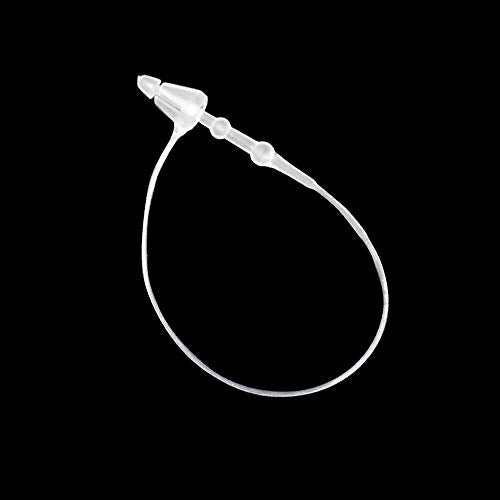 3Inch 2000 Pcs Plastic Fastener Hang Tag Clear Snap Lock Pin Security Loop for Retail Store Clothing Accessory Price Pins - size: 7.6 cm