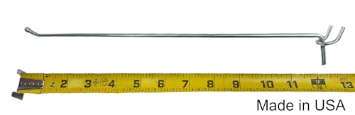 20 Pack 12 Inch USA Made Mega Metal Peg Hooks