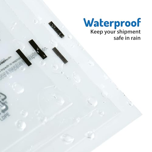 Poly Bags with Suffocation Warning -Self Sealing Clear Poly Bags for Clothing, shipping and Fba - 8x10” - Pack of 500 - Ideal for Retail Packaging. - size: 8 x 10