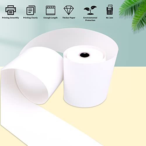 Jayard 2-1/4" X 85' Thermal Paper Rolls for Credit Card -2.25 x 85 ft Thermal Paper Rolls, 58mm Cash Register Rolls - Premium Register Tape Pos Thermal Printer Paper (10 Rolls) - size: 2-1/4" X 85', style: 10 Rolls