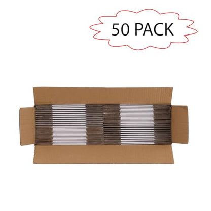 Calenzana 4x4x4 Shipping Boxes Set of 50, Small Corrugated Cardboard Box for Mailing Packing Gifts, White - size: 4x4x4