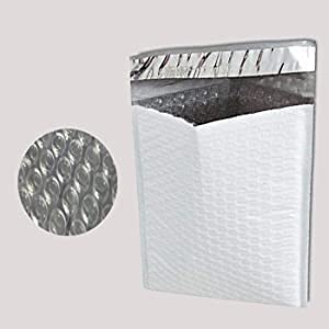 iMBAPrice #5 10.5 x 15.25" Poly Bubble MAILERS Padded ENVELOPES, (100 ct) - color: White, size: 10.5"x 15.5" (100 Bubble Bags)
