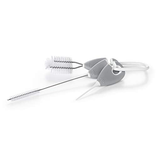 OXO Tot Bottle & Cup Cleaning Set, Gray, 1 Count (Pack of 4) - size: 1 Count (Pack of 4)