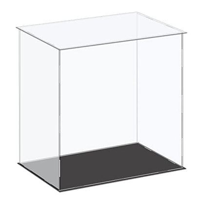 MECCANIXITY Acrylic Display Case Plastic Box Cube Storage Box Clear Small Assemble Dustproof Showcase 14.1x8.2x14 Inch for Collectibles Items - size: 14.1x8.2x14 Inch