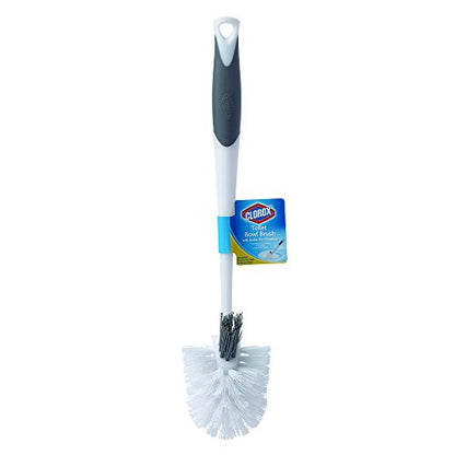 Clorox Toilet Bowl Brush With Under Rim Scrubber - size: Rim Toilet Brush