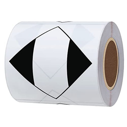 Shipping Labels Transport Stickers Limited Quantity of Dangerous Goods Black Diamond Label, 3"x3", 200 Per Roll - size: 3x3 inch