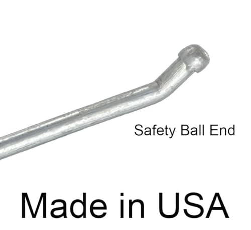 20 Pack 12 Inch USA Made Mega Metal Peg Hooks