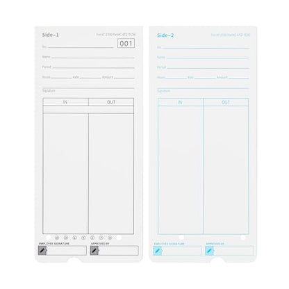 100 AT-2700 Time Cards Compatible with Allied Time USA AT-2700 Time Clock