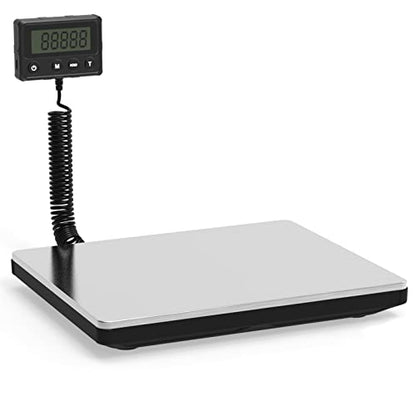 Maxus Shipping Scale 440lb, Digital Postal Scale with Hold and Tare Funtion - color: Silver