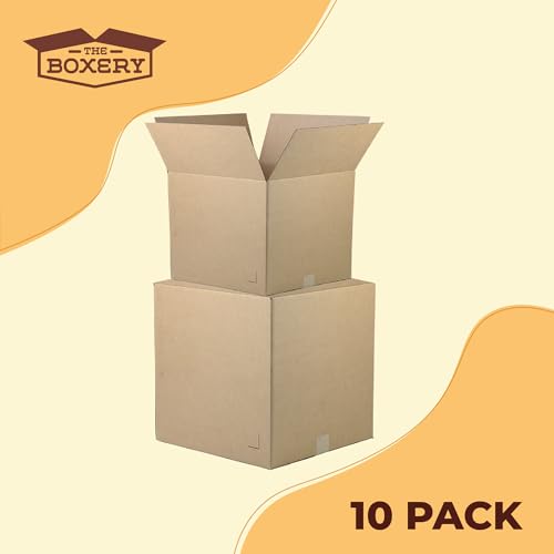 The Boxery Moving Boxes 10-Pack Small | 15x10x10 inch - size: SMALL-10-PACK