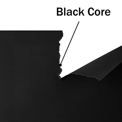 Goefun 24 Sheets 80lb Black Cardstock 8.5 x 11 Black Paper - color: black, size: 8.5x11