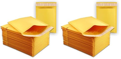 5 EcoSwift Size #0 7.5 x 10 Kraft Bubble Mailers Self Sealing Bulk Padded Shipping Supplies Packaging Envelopes Bags DVD 7.5 inches by 10 inches (Pack of 2) - size: One Size (Pack of 2)