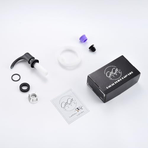 GAGALIFE Kitchen Sink Soap Dispenser - Matte Black, G080B-G - color: Matte Black, size: with Hose