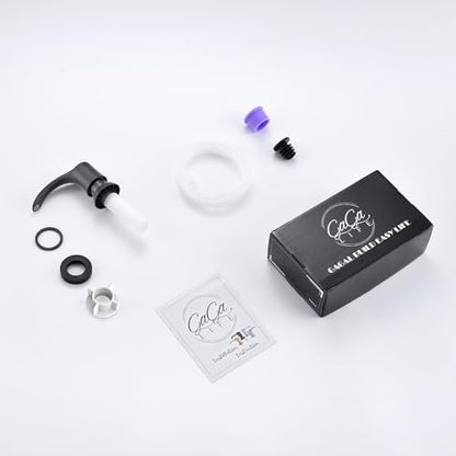 GAGALIFE Kitchen Sink Soap Dispenser - Matte Black, G080B-G - color: Matte Black, size: with Hose