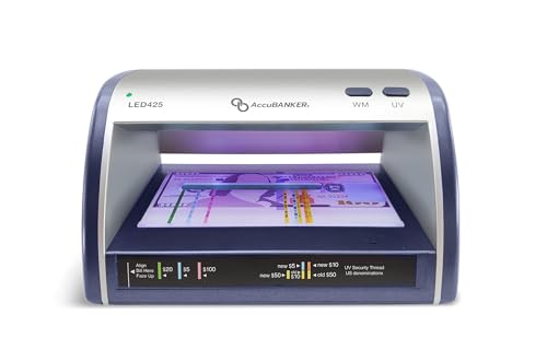 AccuBANKER LED425 Cash and Card Counterfeit Detector, 3 Point - style: LED425