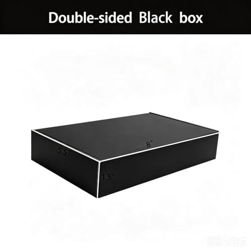Small Black Shipping Packaging Boxes L8xW5.5xH1.5Inch 20Pcs Mailer Boxes - color: Black-2, size: Small-L8xW5.5xH1.5 inch