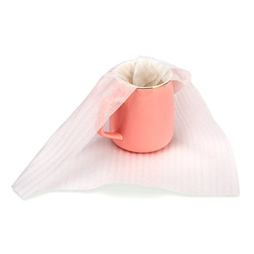 12 x 12 Inches (100 Count) Cushioning Foam Wrap Sheets Moving Supplies Packing Cushion Foam Packing Material for Dishes, Plates, Glasses, Vases, Cups, All Purpose Protection, Storage(Ultra Thin)