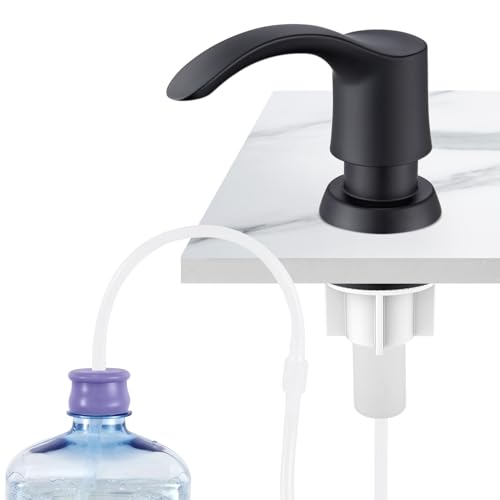 GAGALIFE Kitchen Sink Soap Dispenser - Matte Black, G080B-G - color: Matte Black, size: with Hose