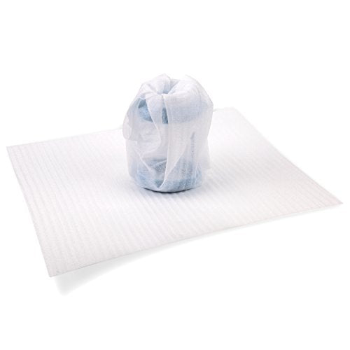 12 x 12 Inches (100 Count) Cushioning Foam Wrap Sheets Moving Supplies Packing Cushion Foam Packing Material for Dishes, Plates, Glasses, Vases, Cups, All Purpose Protection, Storage(Ultra Thin)
