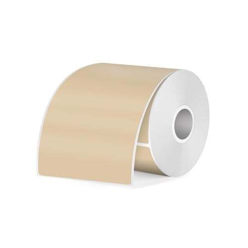 Direct Thermal Label Khaki 1.96 x 3.12 Inch for M110 M120 M220 M221 - color: Khaki, size: 2 X 3.12 Inch