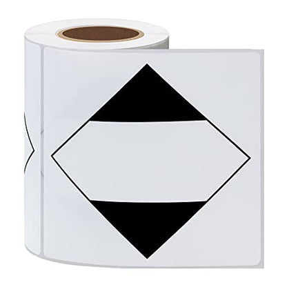 Shipping Labels Transport Stickers Limited Quantity of Dangerous Goods Black Diamond Label, 4"x4", 100 Per Roll - size: 4x4 inch