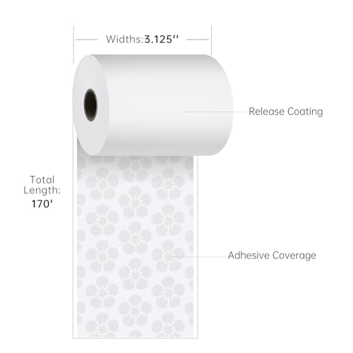 Sticky Thermal Receipt Paper 3 1/8"x 170 ft, 6 Rolls, Toast Epson TM-L90