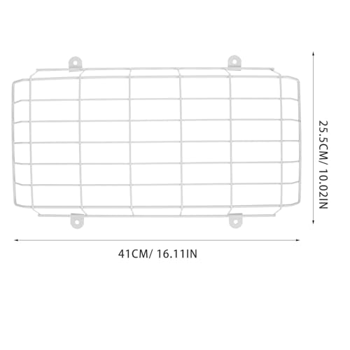 BESPORTBLE Exit Light Protective, Emergency Light Wall Wire Cages, Emergency Sign Protector Damage Wire Guard for Exit for Schools, Offices, and Public Spaces