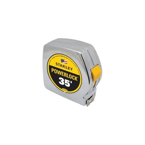 STANLEY PowerLock Tape Measure, 35-Foot (33-835) - size: 10.7 m